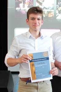 Simon Raschke gewann den ersten Preis.
